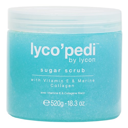 LycoPedi - Sugar Scrub - With Vitamin E, Marine Collagen